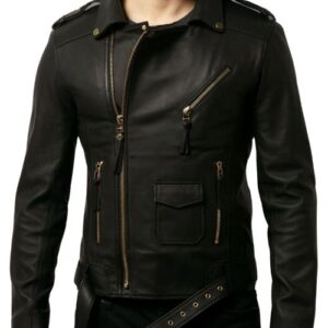Classic Biker Leather Jacket