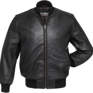 Leather Varsity Jacket