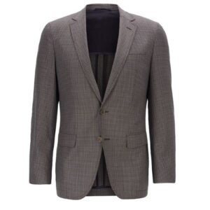 Slim Fit Wool Blazer