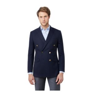 Double-breasted Wool Blazer